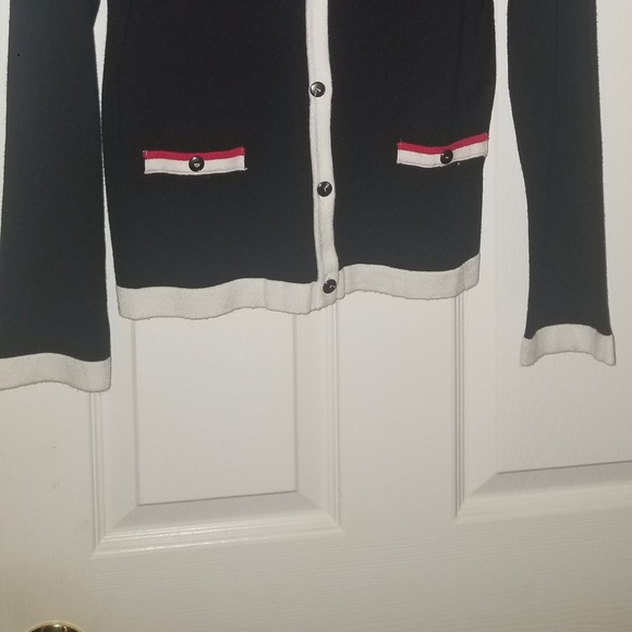 Black cardigan, light knit - Picture 3 of 4